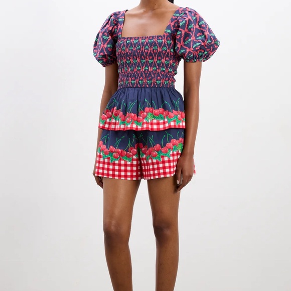 Damson Madder Allegra Blouse - Cherry Pie - Picture 5 of 8